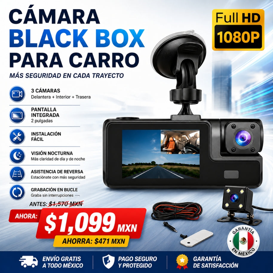 Cámara Black Box | Evidencia en cada trayecto