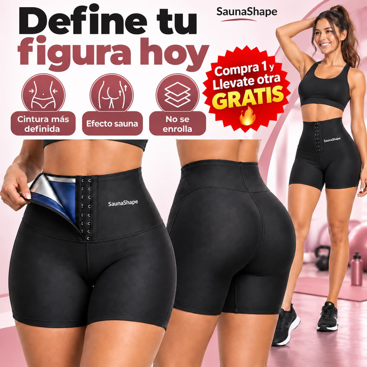 SaunaShape™ | 2x1 Short Sauna Moldeador I