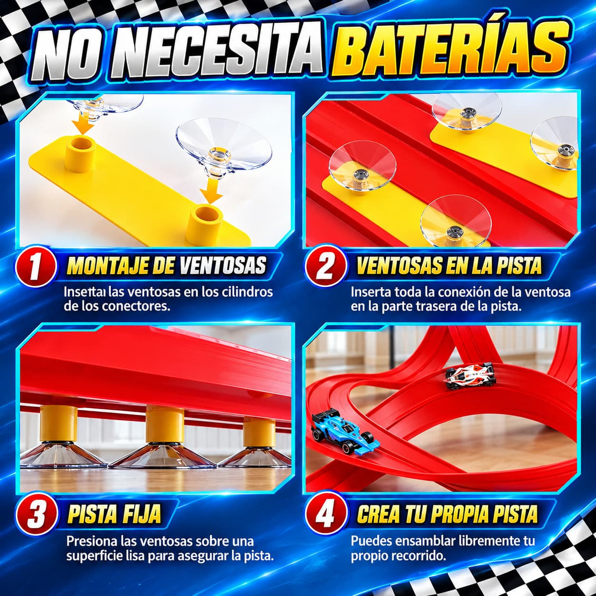 FlexRace™ | Conjunto de Pista de Carreras