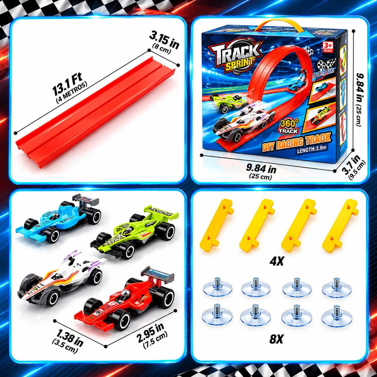 FlexRace™ | Conjunto de Pista de Carreras