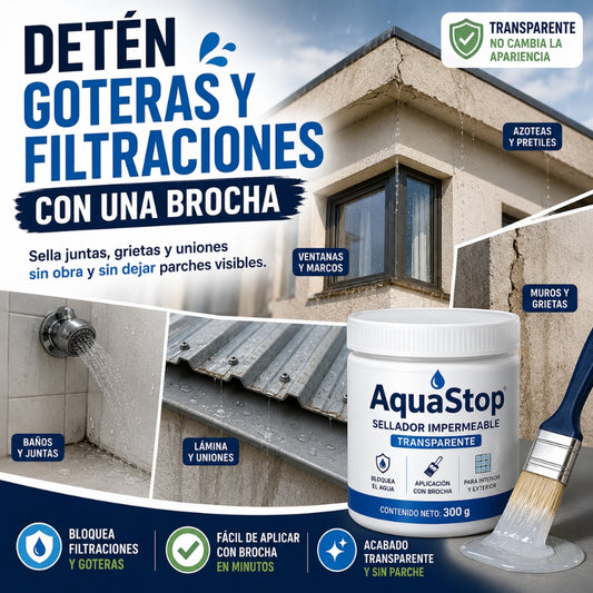 AquaStop | Sellador Liquido Impermable 300 ml