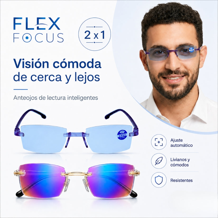 2x1 Lentes TR90 Bifocal Auto Graduables
