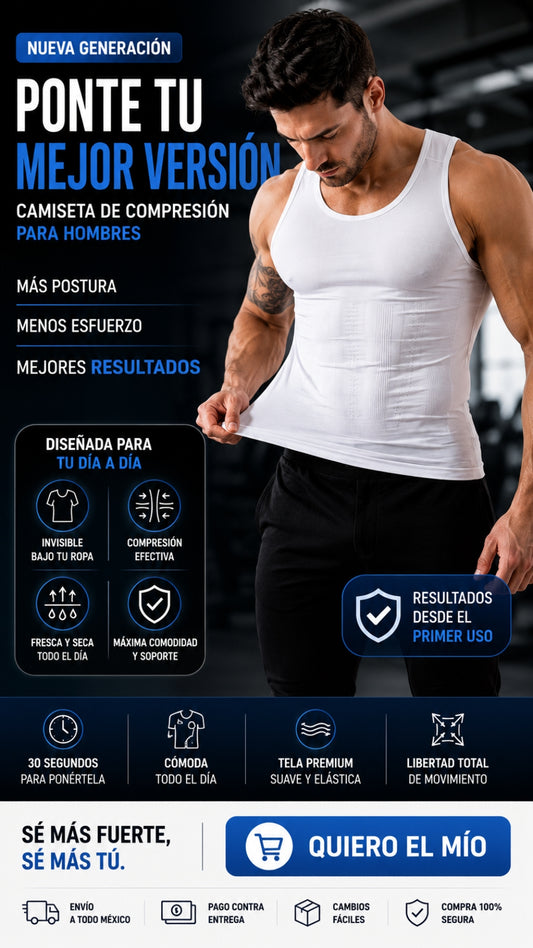 SlimFit Pro| Camiseta de Compresión Masculina