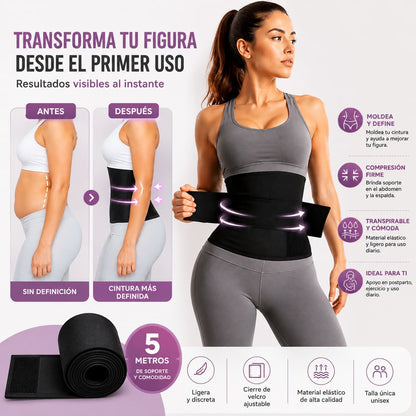 2x1 Faja Sculpt 5M | Moldea y define tu cintura