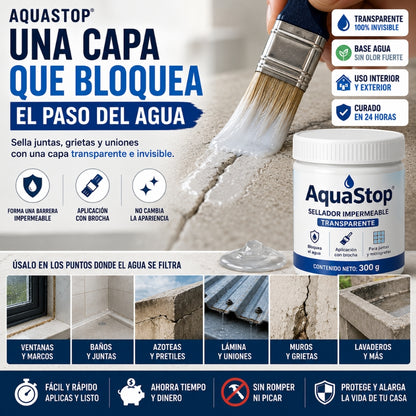 AquaStop | Sellador Liquido Impermable 300 ml