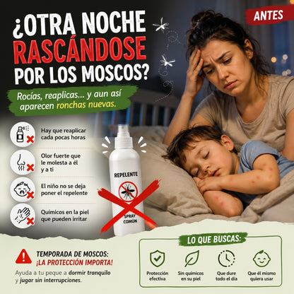 Hanel®| Pack 36 Parches Infantiles Repelente Mosquito