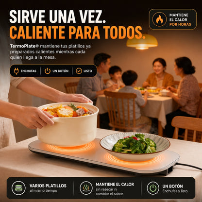TermoPlate®|Bandeja Calefactora Inteligente