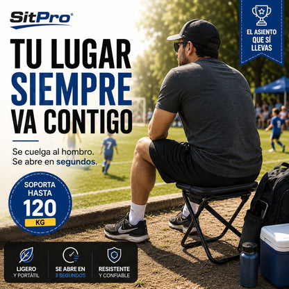 SitPro®Banquito de Bolsillo Plegable y Portátil