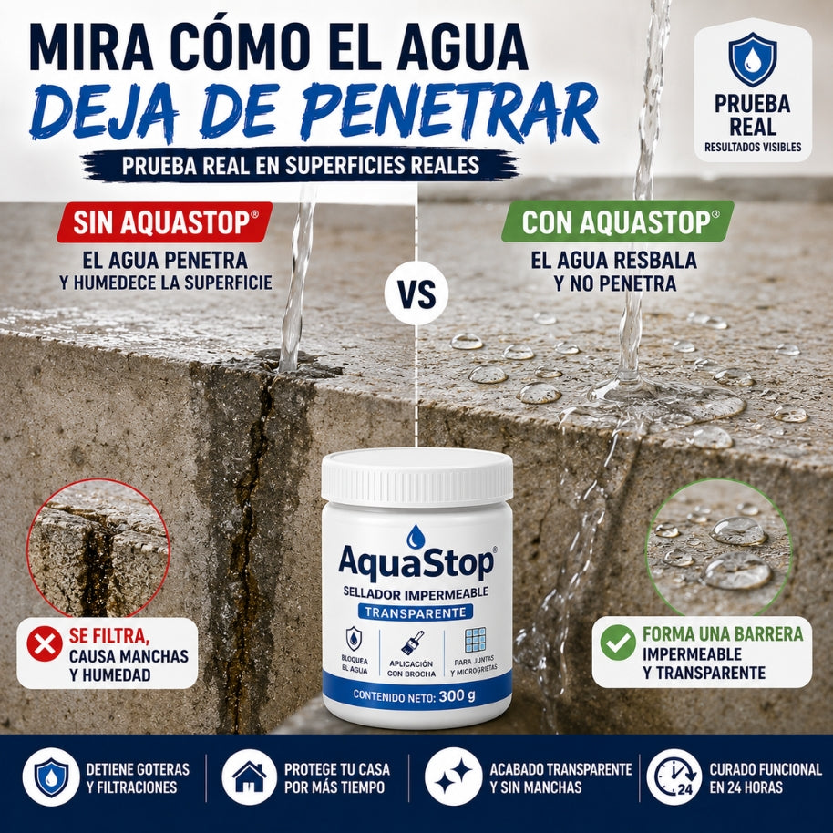 AquaStop | Sellador Liquido Impermable 300 ml