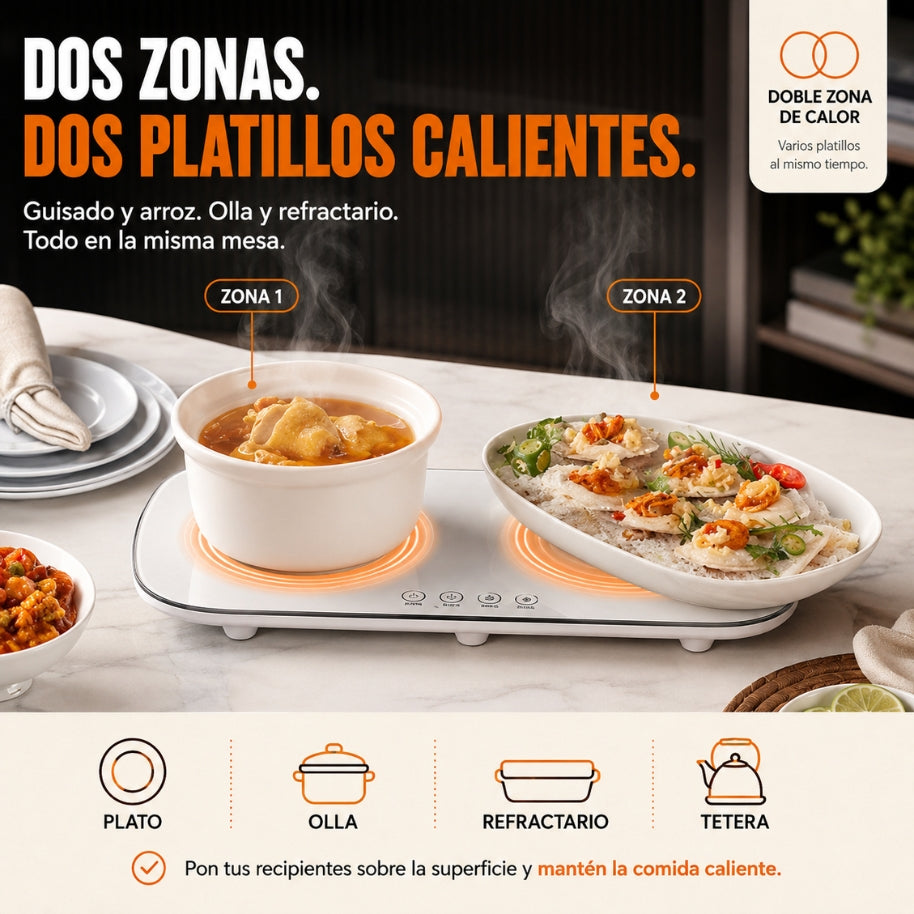 TermoPlate®|Bandeja Calefactora Inteligente