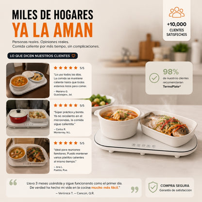 TermoPlate®|Bandeja Calefactora Inteligente