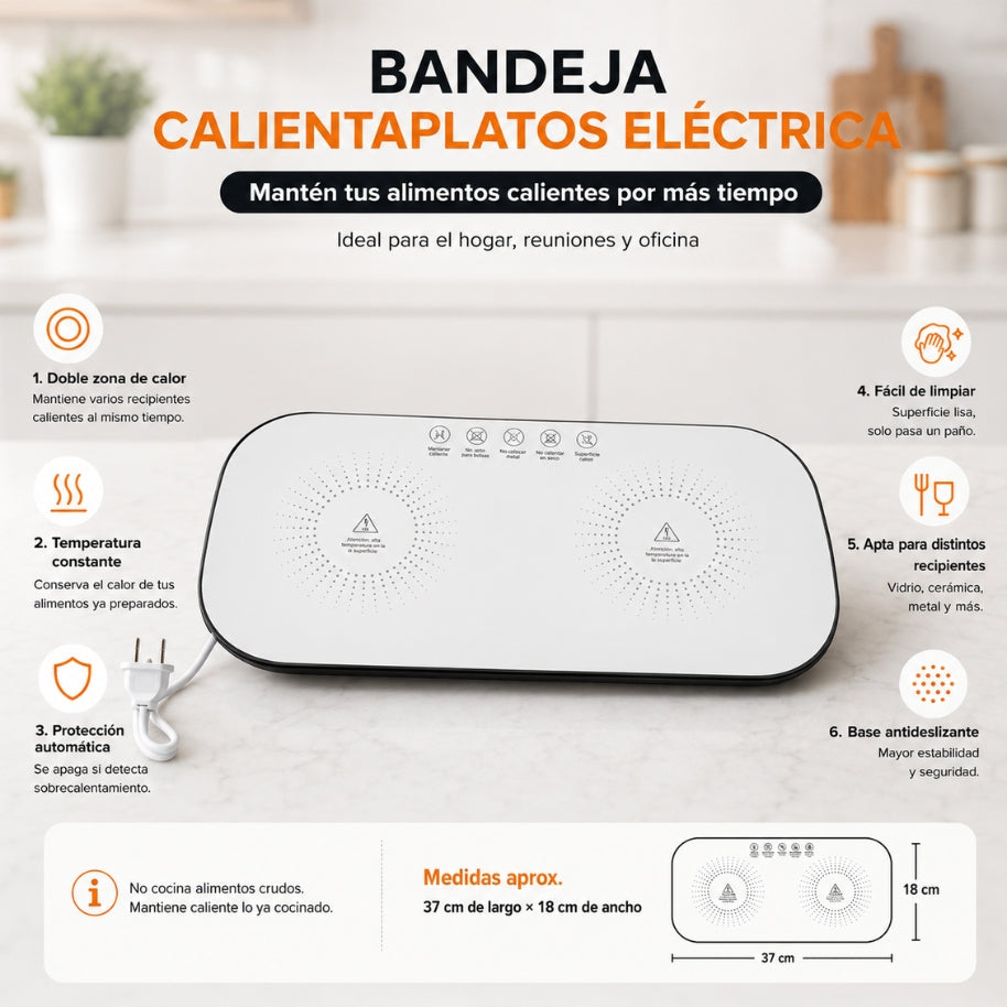 TermoPlate®|Bandeja Calefactora Inteligente