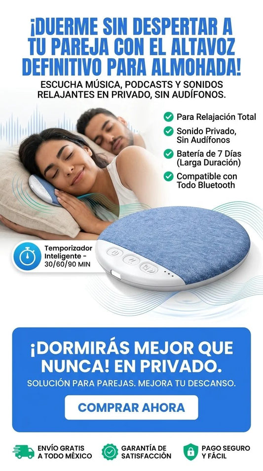 Bocina Tipo Almohada Bluetooth Dormir