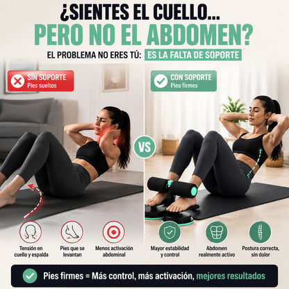 AbCore Pro® 💪 — Ejercitador Abdominal con Ventosa | Entrena en Casa | Sin Gym